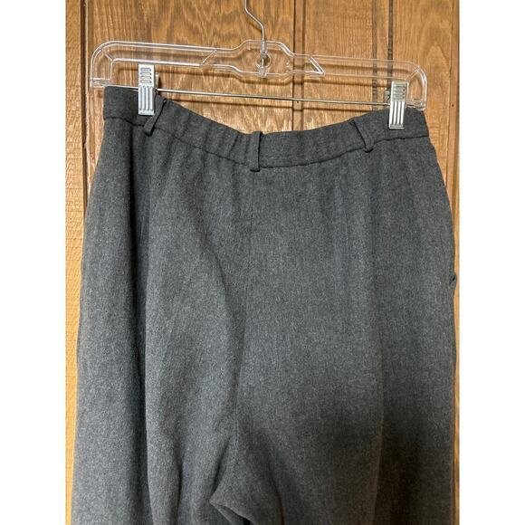 Pendleton Vintage 2000s 100% Virgin Wool Gray Trouser Pants Women’s Size 8 Tall - Picture 7 of 9